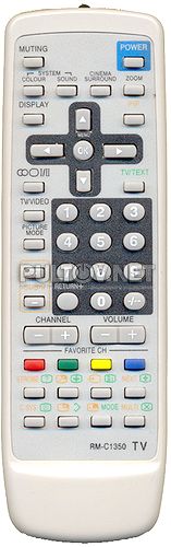 RM-C1350 , JVC RM-C1351 неоригинальный пульт для телевизора