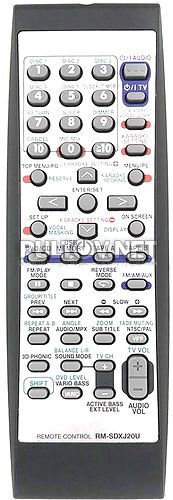 RM-SDXJ20U пульт для музыкального центра JVC CA-DXJ30 и других