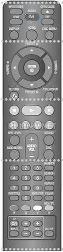 TH-BD50EE пульт для домашнего кинотеатра JVC 