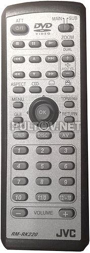 RM-RK220 пульт для автомагнитолы JVC KD-AV7000 и др.