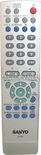 JXPPA пульт для телевизора Sanyo PLV-55WR1Z и др.