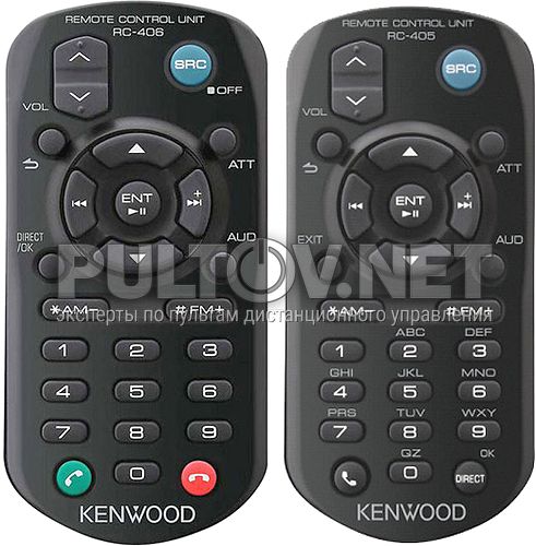 RC-406, KCA-RC406, KCA-RC405 пульт для автомагнитолы KENWOOD