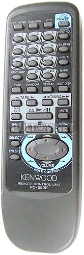 RC-552E, RC-552 пульт для музыкального центра Kenwood XD-402 и др.