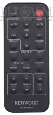 RC-KANA7 пульт для интегрального усилителя Kenwood 