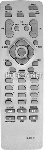 KLC3B-C8, HYUNDAI KLC3B-C5 , AVEST KLC3B-C5 пульт для моноблока TV+DVD