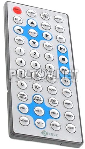 Kreolz DVPS 702 пульт для портативного DVD-плеера 