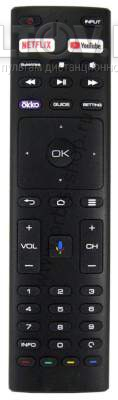 KT1942-HG ( RC-20) Okko пульт для телевизора Kivi, JVC, Yasin