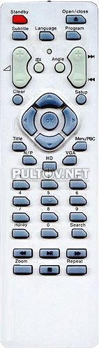 KZG-803 пульт для DVD-плеера Rolsen RDV-4002