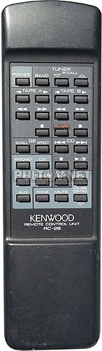RC-28 пульт для музыкального центра KENWOOD RX-28