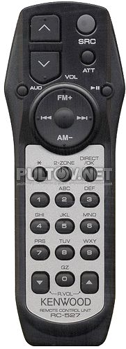 RC-527, RC-547 пульт для автомагнитолы Kenwood KDC-W7031