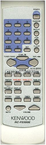 RC-F0300E, RC-F0300, RC-F0303 пульт для музыкального центра Kenwood HM-333/L и других