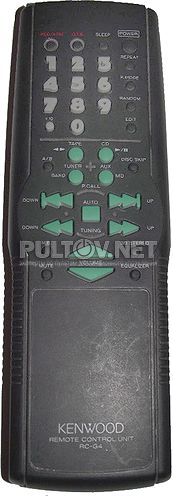 RC-G4 пульт для музыкального центра Kenwood RXD-G4