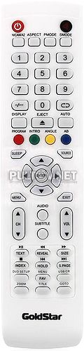 LD-22A305F пульт для телевизора Gold Star (со встроенным DVD)