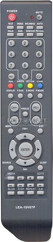 LEA-19V07P, LEA-24V07P неоригинальный пульт для телевизора AKAI