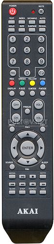 LEA-19V07P, LEA-24V07P оригинальный пульт для телевизора AKAI