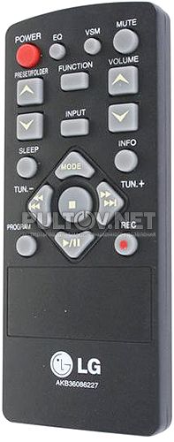 AKB36086227 , LG AKB36086210, LG AKB36086204 пульт для магнитол LG SB74 и других