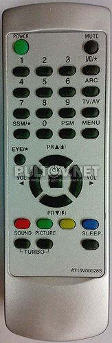 6710V00028S пульт для телевизора LG CT-15Q92E