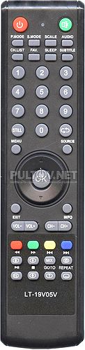 LT-19L05V, LT-19V05V пульт для телевизора VR