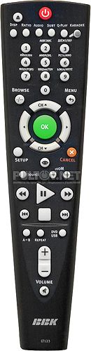 LT123 пульт для DVD-плеера BBK