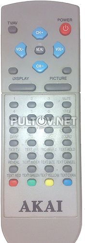LTA-15E302 пульт для телевизоров AKAI LTA-15E302 и других