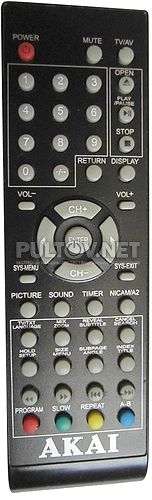 TV-DVD4, AKAI TV2 пульт для телевизоров AKAI LTC-26N551HCP и других