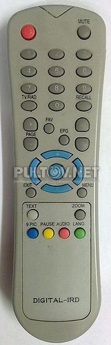 DV-638 пульт для спутникового ресивера Lumax 