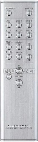 RA-10 пульт для предварительного усилителя Luxman C-1000F