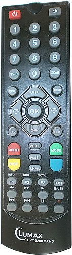 DVT-3200 CA HD пульт для DVB-T ресивера Lumax  