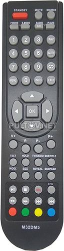 M32DM5 пульт для телевизора DNS 