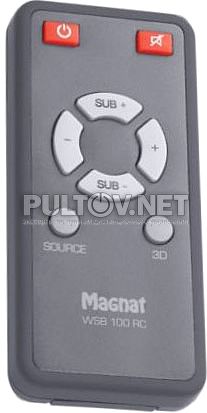 WSB 100 RC пульт для звуковой панели MAGNAT WSB 25