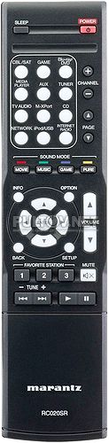 RC020SR пульт для AV-ресивера Marantz NR1504