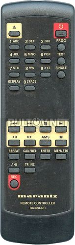 RC300CDR пульт для CD-рекордера Marantz CDR300