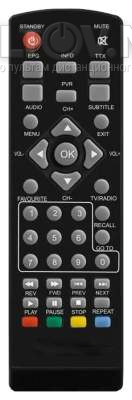 Marubox M7801, M7802 пульт для цифровых ресиверов Marubox