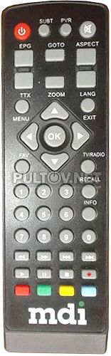 MDI DBR-701 вариант 2 , пульт для цифрового эфирного ресивера