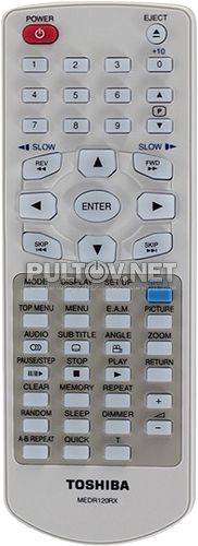 MEDR120RX пульт для портативного телевизора с DVD Toshiba SDP121ATKR и др.