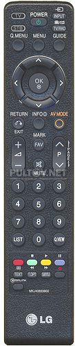 MKJ40653802 оригинальный пульт для телевизора LG 19LG3050 и др.