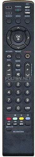 MKJ40653802 неоригинальный пульт для телевизора LG 19LG3050 и др.