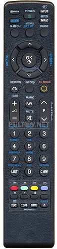 MKJ40653831 неоригинальный пульт для телевизоров LG 26LG4000 (моноблоков со встроенным DVD) и других