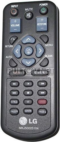 MKJ50025104 пульт для проектора LG HS200 и др.