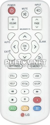 MKJ50025115 пульт для проектора LG PG60G