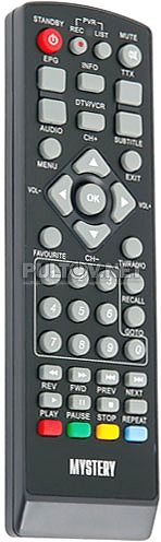 MMP-88DTR пульт для DVB-T2-ресивера Mystery