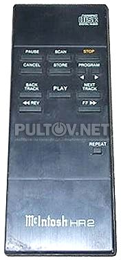 McIntosh HR2 пульт для CD-проигрывателя McIntosh MCD7000