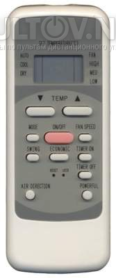 Midea R51D/CE, R51CE, R51D, R51E, R51M, R51MC, R51MBG пульт для кондиционера 