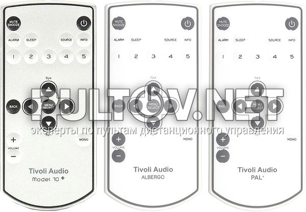Model 10+, PAL+, Albergo пульт для радиоприемника