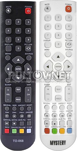 TO-068 пульт для телевизора Mystery MTV-1628LW