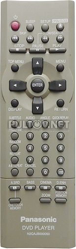 N2QAJB000050 пульт для DVD-плеера Panasonic DVD-RV32