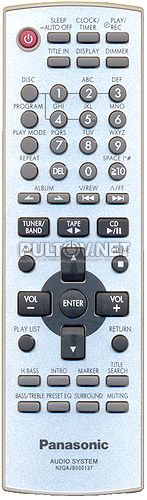 N2QAJB000137 пульт для домашнего кинотеатра Panasonic SC-PM41
