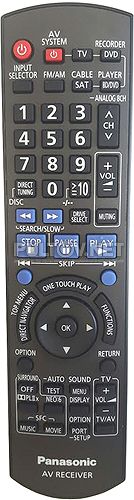 N2QAKB000070 пульт для AV-ресивера 7.1 Panasonic SA-BX500