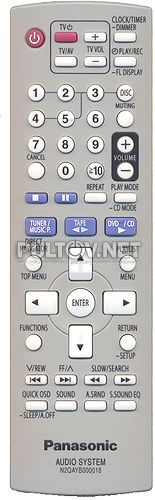 N2QAYB000018 пульт для музыкального центра Panasonic SC-VK450EE-S