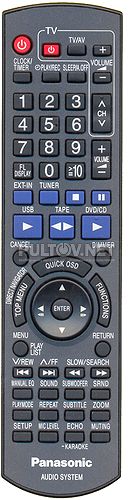 N2QAYB000113 пульт для музыкального центра Panasonic SC-NC6